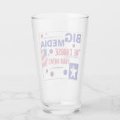 Trump 2020 Tall Beer Glass Tumbler Big Media (Achterkant)