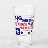 Trump 2020 Tall Beer Glass Tumbler Big Media (Voorkant)