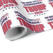Trump 2020 The Great American Comeback Cadeaupapier (Rol Hoek)