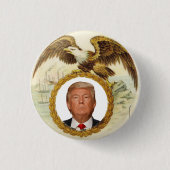 Trump 2020-toets ronde button 3,2 cm (Voorkant)