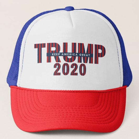 Trump 2020 Trucker Hat Trucker Pet (Voorkant)