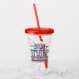 Trump 2020 USA Acryl Drinkbeker