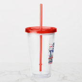 Trump 2020 USA Acryl Drinkbeker (Rechts)