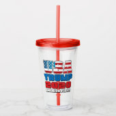 Trump 2020 USA Acryl Drinkbeker (Voorkant)