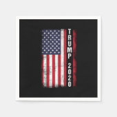 Trump 2020 USA Flag My President Gift Servet (Voorkant)