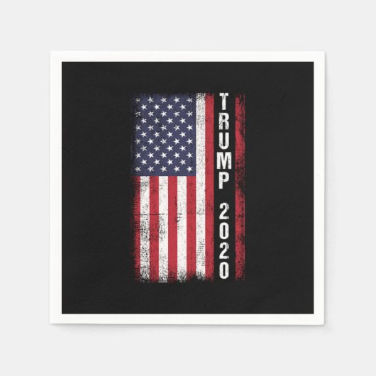 Trump 2020 USA Flag My President Gift Servet (Voorkant)