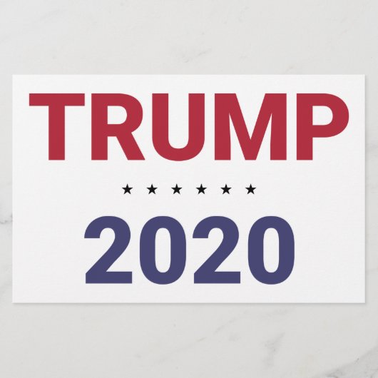 Trump 2020 (verkiezing VS) Briefpapier (Voorkant)