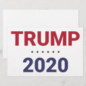 Trump 2020 (verkiezing VS) Briefpapier (Voorkant / Achterkant)