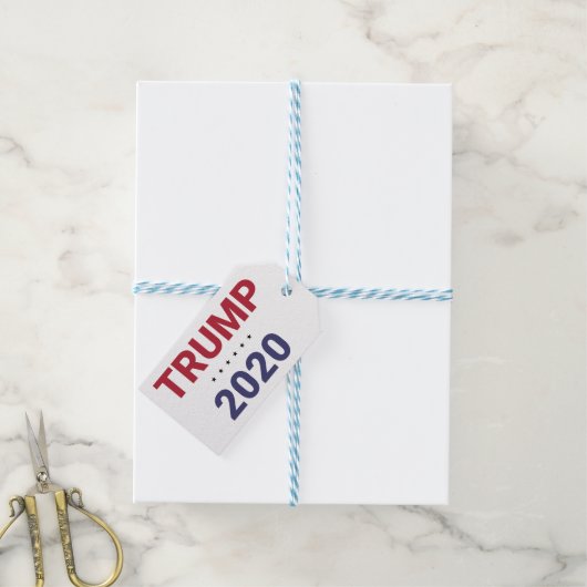 Trump 2020 (verkiezing VS) Cadeaulabel (Met Touw)
