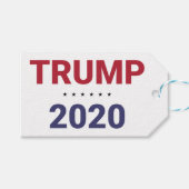 Trump 2020 (verkiezing VS) Cadeaulabel (Voorkant (Horizontaal))