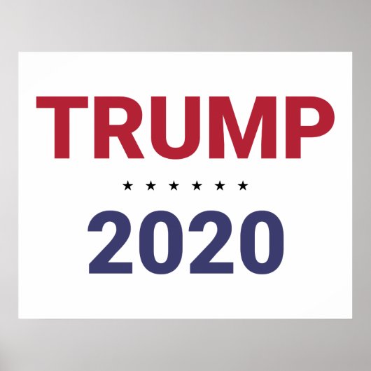 Trump 2020 (verkiezing VS) Poster (Voorkant)