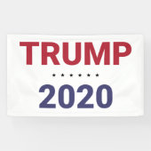Trump 2020 (verkiezing VS) Spandoek (Horizontaal)