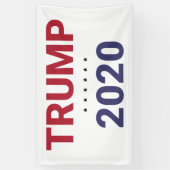 Trump 2020 (verkiezing VS) Spandoek (Verticaal)