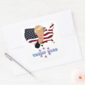 Trump 2020 vierkante sticker (Envelop)