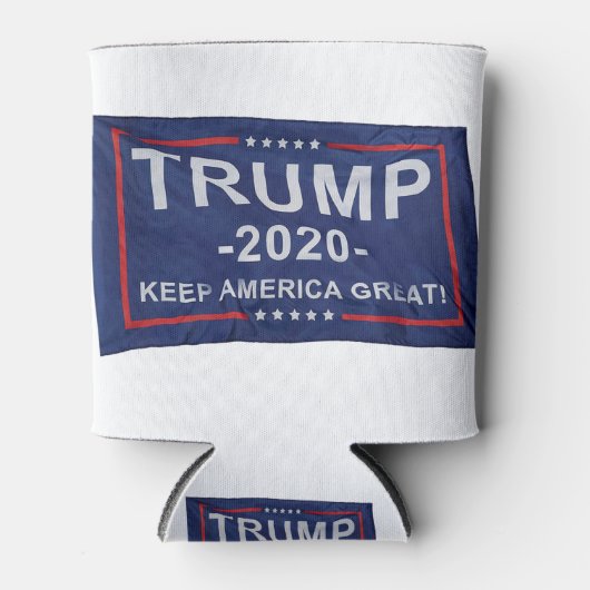 Trump 2020 vlag blikjeskoeler (Voorkant)