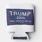Trump 2020 vlag blikjeskoeler (Achterkant)