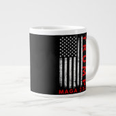 Trump 2020-vlag grote koffiekop (Voorkant rechts)