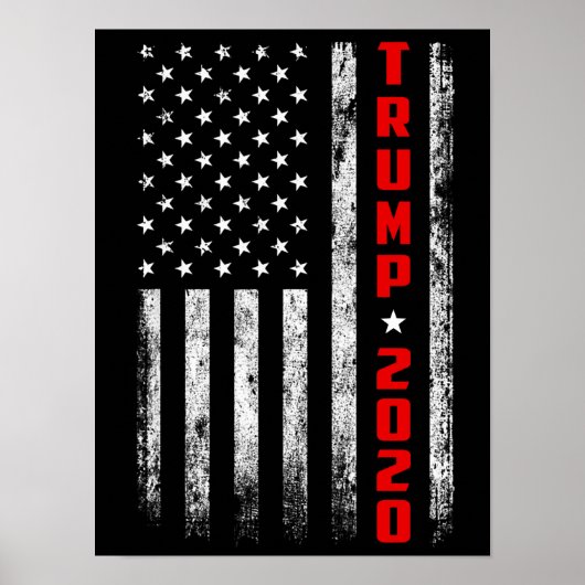 Trump 2020-vlag poster (Voorkant)