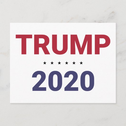 Trump 2020 (VS Verkiezingen) Briefkaart (Voorkant)