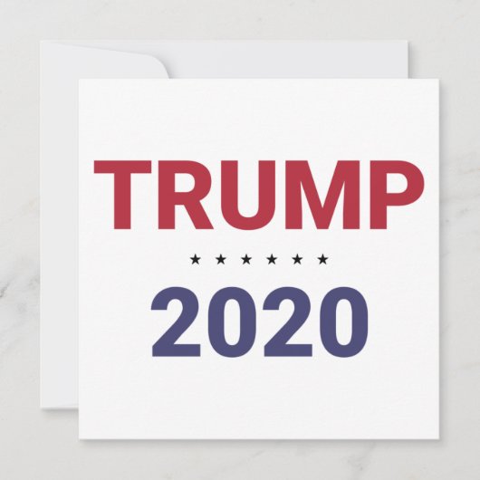 Trump 2020 (VS Verkiezingen) Kaart (Voorkant)