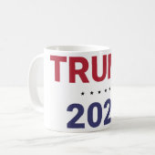Trump 2020 (VS Verkiezingen) Koffiemok (Voorkant links)