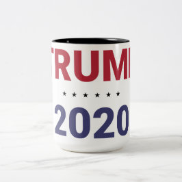 Trump 2020 (VS Verkiezingen) Tweekleurige Koffiemok