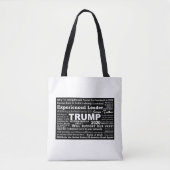 Trump 2020 Waarom ik stem voor Trump 2020 Tote Bag (Voorkant)