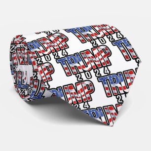Trump 2020 Waving Flag Stropdas