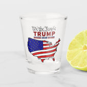Trump 2020: "We The People" Shot Glas (Voorkant)