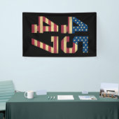 Trump 2024 45 47 -Amerikaanse vlag Retro 4547 Spandoek (Beurs)
