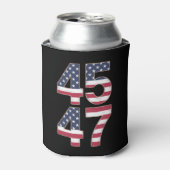 Trump 2024 45 47  blikjeskoeler (Blikje Voorkant)