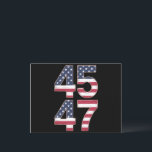 Trump 2024 45 47  briefkaart<br><div class="desc">Trump 2024 45 47</div>