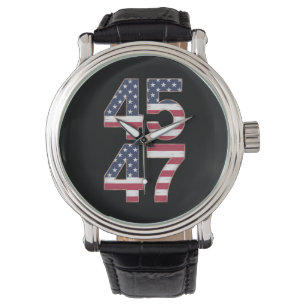 Trump 2024 45 47 horloge