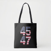 Trump 2024 45 47  tote bag (Voorkant)
