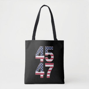 Trump 2024 45 47  tote bag