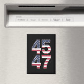 Trump 2024 45 47 Vintage Magneet (Insitu (Vaatwasser))