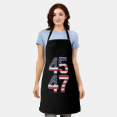 Trump 2024 45 47 Vintage Schort (Gedragen)