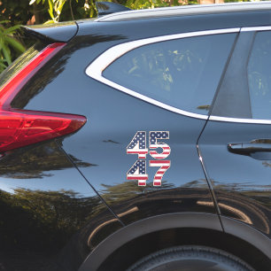 Trump 2024 45 47 Vintage Sticker