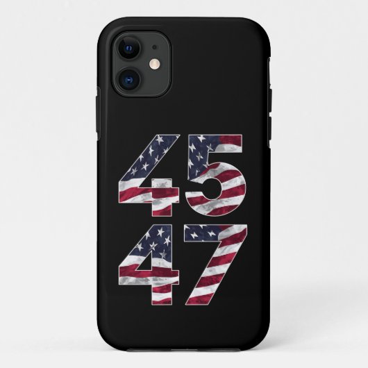Trump 2024 45 47  VS Case-Mate iPhone Case (Achterkant)