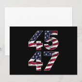 Trump 2024 45 47  VS Kaart (Voorkant / Achterkant)