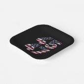 Trump 2024 45 47  VS Papieren Bordje (Gebogen)