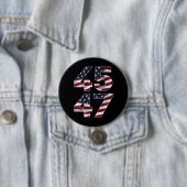 Trump 2024 45 47  VS Ronde Button 7,6 Cm (In situ)