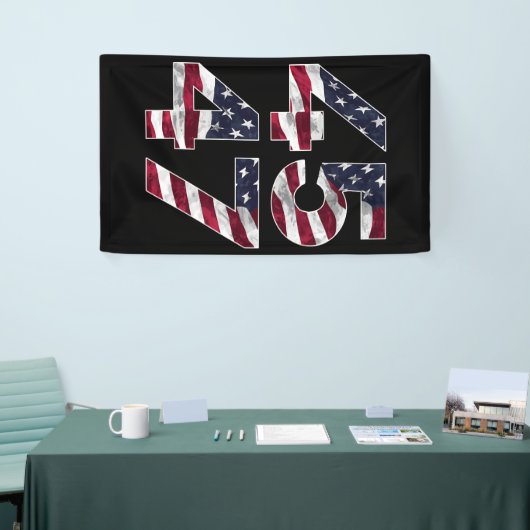 Trump 2024 45 47  VS Spandoek (Beurs)