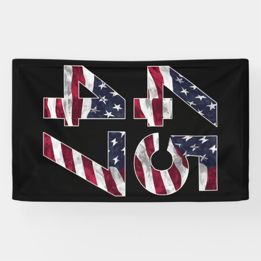 Trump 2024 45 47  VS Spandoek (Horizontaal)