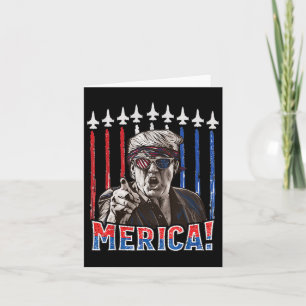 Trump 2024 4 juli Patriottische Amerikaanse vlag M Kaart
