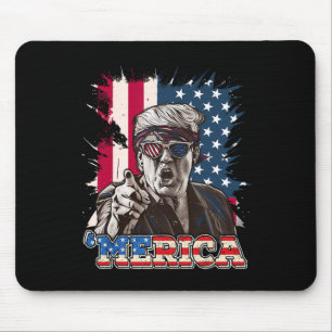 Trump 2024 4 juli patriottische Amerikaanse vlag M Muismat