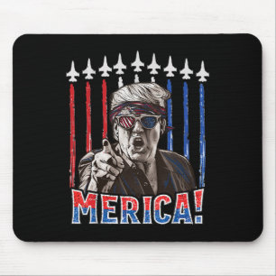 Trump 2024 4 juli patriottische Amerikaanse vlag M Muismat