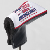 Trump 2024 America First Golfheadcover (3/4 voorkant)