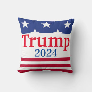 Trump 2024 American Flag Stars and Stripes Kussen