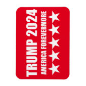 TRUMP 2024 - AMERIKA VOOR ALTIJD MAGNEET (Verticaal)